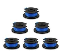 Eyoloty RAC124 - Bobina di filo per tagliaerba a batteria Ryobi 18 V ONE+ RLT1830Li, OLT1831, RLT1825Li, OLT1825, bobina di filo di ricambio, lunghezza 3,3 m, diametro 1,65 mm (6 bobine)
