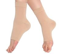 eYotto 1 paio di maniche di supporto per caviglia a compressione, traspirante medicale per caviglia elastica e sottile per alleviare il dolore, artrite, recupero, lesioni deboli e alla caviglia