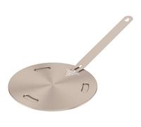 Eyoulife Piastra adattatore per induzione, diametro 16/20/24 cm, piastra adattatore con manico anti-scottatura rimovibile, diffusore di calore in acciaio inox, conduzione uniforme del calore per