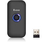 Eyoyo 2D Scanner di codici a barre, Mini 1D QR Lettore di codici a barre 3-in-1 Connessioni USB Cavo/2.4G Wireless/Bluetooth per POS, smartphone, tablet, iOS, Android e Windows