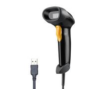 Eyoyo Handheld USB 2D Barcode Scanner, Wired Automatic QR Code Scanner PDF417 Data Matrix Bar Code Reader with Long USB Cable for Mobile Payment, Convenience Store, Supermarket, Warehouse
