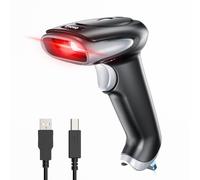 Eyoyo Scanner per Codici QR, Scanner per Barcode Bluetooth 1D/2D, 3-in-1 2.4G senza fili/USB, Lettore Barcode con Funzione di Ricarica 2500mAh, Scanner Portatile per Smartphone, Computer, Tablet e MAC
