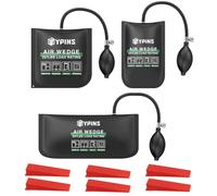 EYPINS 3 Pezzi Pompa ad Aria per Finestre Pompa a Cuneo Gonfiabile Cuscino Gonfiabile per Montaggio di Finestre Porte Mobili,con Cunei di Plastica,Fino a 400 Libbre(18,5x12 cm/16,5x15,3 cm/28x12,5 cm)