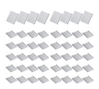 EYPINS Coperture per Quadri Elettrici 48 Pezzi,Ogni Pezzo Copre 3 Moduli,Antipolvere,Installazione a Scatto Senza Attrezzi,Coperchio Chiusura Moduli per Guida DIN,54 x 51 x 10 mm