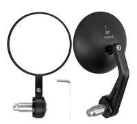 EYPINS Specchietti Retrovisori Moto E57, 2 Pezzi 10cm Convessi, Universali per Manubri 22mm (13-19mm Interno), con Chiave a Brugola,per Scooter/Cruiser