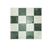 EYRMQWJPC Adesivi autoadesivi per Pavimenti, Adesivi murali for Pavimenti in Mosaico 3D, Decorazione for paraschizzi da Cucina, Confezione Multicolore 10 o 30 Pezzi(Green,10 PC)