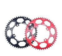 EYRMQWJPC Anello di Ricambio per Ruota dentata della bicicle 2 Pezzi 104BCD 40T 42T 44T 46T 48T 50T 52T Corona Stretta Larga Rotonda(Black,48T)