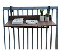 EYRMQWJPC Balcone pieghevole appeso al tavolo, Supporto for ringhiera pieghevole regolabile for tavolo da balcone sospeso(80 * 37Cm/31.4 * 14.56In)