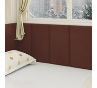 EYRMQWJPC Carta Adesiva Effetto Legno, Pannelli Parete Autoadesivi Coibentati Insonorizzati Imbottiti Multicolori Confezione da 2-10 Pz(Red,8pcs)