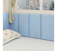 EYRMQWJPC Carta Adesiva Effetto Legno, Pannelli Parete Autoadesivi Coibentati Insonorizzati Imbottiti Multicolori Confezione da 2-10 Pz(Blue,10pcs)