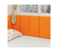 EYRMQWJPC Carta Adesiva Effetto Legno, Pannelli Parete Autoadesivi Coibentati Insonorizzati Imbottiti Multicolori Confezione da 2-10 Pz(Orange,4pcs)