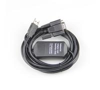 EYRMQWJPC Cavo adattatore da USB a seriale, Cavo di programmazione USB-XW2Z-200S-CV for PLC serie CQM1/CPM2/2AH/CJ1M/CS, USB a DB9 maschio(Classic black)