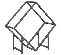 EYRMQWJPC Cesto di Legna da ardere, Portalegna 60x25x60cm in Acciaio Laminato a Freddo Color Antracite