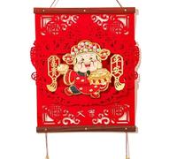 EYRMQWJPC Ciondoli per Il Festival di Primavera, Ciondolo del Dio della ricchezza Che scuote la Testa for Decorazione Domestica Festival di Primavera Capodanno 2026(Wealthandpeace)