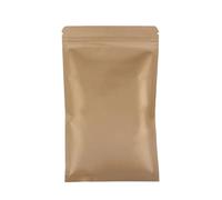 EYRMQWJPC Confezioni di Pacchetti di Snack, 10 Pezzi Sacchetti di Carta Kraft con Chiusura a Zip, Sacchetto di imballaggio Interno in Alluminio/Carta(12x20cm)