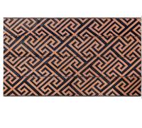 EYRMQWJPC Coperta da Picnic Tappeto da Giardino for Esterni e da Interno, Resistente all'Acqua, Lavabile, for Giardinaggio e Campeggio(Black with Brown)