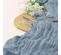 EYRMQWJPC decorazione da tavola in tulle Confezione da 6 tovaglie in garza di formaggio, decorazioni rustiche for tavoli da matrimonio, 90 * 300 cm