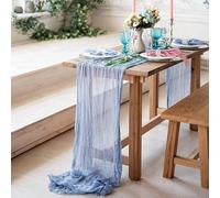 EYRMQWJPC Decorazione da tavola in Tulle Decorazione da Tavolo da Pranzo, Runner da Tavolo Rustico for Matrimonio, Festa di Compleanno, Addio al Nubilato(A8,90X180CM)