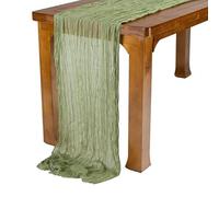 EYRMQWJPC Decorazione da tavola in Tulle Decorazione da Tavolo da Pranzo, Runner da Tavolo Rustico for Matrimonio, Festa di Compleanno, Addio al Nubilato(A12,90X180CM)