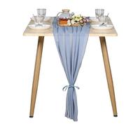EYRMQWJPC decorazione da tavola in tulle Runner da tavolo romantico 30 cm * 300 cm(Soot Blue)