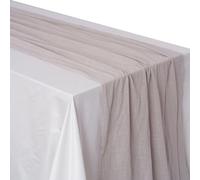 EYRMQWJPC decorazione da tavola in tulle Tovaglioli da pranzo in tessuto di garza di cotone retrò con trama beige
