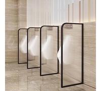 EYRMQWJPC Divisorio per WC, Pannello divisorio for orinatoi, for WC, for for Hotel/bagni pubblici(Black,1Pcs)