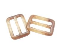 EYRMQWJPC Fibbia per Cintura in Resina, Confezione da 10 Fermagli for Sciarpe e Magliette in Resina Multicolore, Varie Misure(Light Coffee Flower,60mm 100PCS)