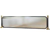 EYRMQWJPC Gli screenshots, i divisori da tavolo, divisori per piani di lavoro commerciali (nero, 100 x 30 cm)