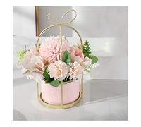 EYRMQWJPC Grandi Fiori, Vaso Pompon Crisantemo Ortensia Peonia Fiori Artificiali Matrimonio Festa Decorazione Casa(Pink)