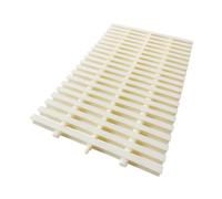 EYRMQWJPC Griglia di drenaggio in plastica per Piscine, Griglie di Scarico for Piscina e Doccia Bianche, coperture for troppopieno, 15-30 cm x 100 Opzioni Confezione(30x100CM/2pcs)