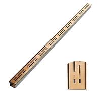 EYRMQWJPC Griglia per Canale di scolo piovale, Scarico for vialetto in Acciaio Inossidabile 304 con griglia Multicolore, Diverse Dimensioni(Rose Gold,10x4cm(4" x1 5/8"))