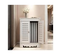 EYRMQWJPC Home Treats Copriradiatori, Copri radiatore in MDF con griglia a Pavimento portante in Diverse Dimensioni Bianche(100x80x20cm)