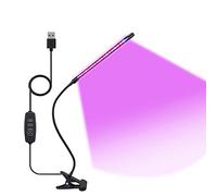 EYRMQWJPC Il LED Si Illumina, Confezione da 2 luci LED for la Coltivazione a Spettro Completo con Timer 3/9/12 Ore, dimmerabili for piantine di Piante grasse.