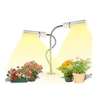 EYRMQWJPC Il LED Si Illumina, Lampada for Piante a LED a Spettro Completo da 45 W, 88 LED, Collo D'Oca a 360°, for la Crescita di piantine, Fiori e Frutti.(Double Head 60W)