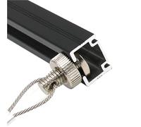 EYRMQWJPC Kit per appendere quadri, Kit sistema for appendere quadri con binario da 2-7 piedi e cavo 7-10(2ft(61cm) rail,10ft(305cm) Cord)