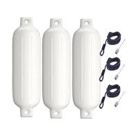 EYRMQWJPC Palla Gonfiabile per banchina Parabordo Gonfiabile for Barca in PVC, Boa, Protezione for banchina, Accessori for Barche, Multicolore, Confezione da 2-3(3pcs B)