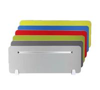 EYRMQWJPC Pannello divisorio per scrivania Divisorio for scrivania con Morsetto, divisorio Acustico for la Privacy, Multicolore, 60-120x30 cm(Red,80X30CM)