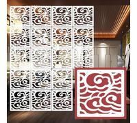 EYRMQWJPC Paraventi sospesi, Pack Of 20 Hanging Room Divider Privacy Screen Panels 29x29cm