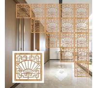 EYRMQWJPC Paraventi sospesi, Wood-Plastic Hanging Room Divider Panels, Pack Of 20, Black, 29x29cm