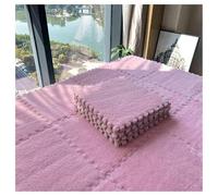 EYRMQWJPC Piastrelle di moquette morbide ad incastro Pack of 12 12x12 Inch Fluffy EVA Foam Mats Multicolor Two Thicknesses(Pink,0.6cm)