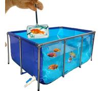 EYRMQWJPC PVC Canvas Koi Pond | Multiple Sizes for Turtle Farming: PVC Koi Pond Breeding and Holding Tank(300X150X60CM)