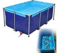 EYRMQWJPC PVC Fish Pond | Multiple Sizes Fish Pond: PVC Water Tank for Pool and Pond(1.2X0.8X0.5m)