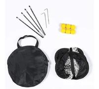 EYRMQWJPC Rete da Allenamento per Il Golf, Rete da Golf for Pratica Chipping, Riscaldamento Regolabile, aiuti for l'allenamento del, Rete Pop-up, Regalo, 6 Palline in PU, Accessori for