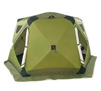 EYRMQWJPC Riparo Portatile, Tenda Portatile Invernale isolata for 4 Persone, Campeggio all'aperto, Escursionismo, Pesca sul Ghiaccio e attività in Sauna, rifugio for la(Brown)