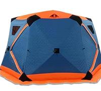 EYRMQWJPC Riparo Portatile, Tenda Portatile Invernale isolata for 4 Persone, Campeggio all'aperto, Escursionismo, Pesca sul Ghiaccio e attività in Sauna, rifugio for la(Orange)