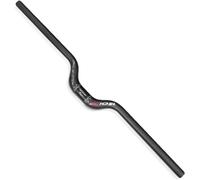 EYRMQWJPC Rondine progetta Una Bicicletta, Manubrio MTB Riser in Fibra di Carbonio, Foro Barra 31,8 mm, estremità Barra 22,2 mm, Nero, Lunghezza 580-740 mm(700mm)