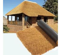 EYRMQWJPC Rotolo di Copertura Artificiale in Paglia Rotoli di Paglia di Palma Artificiale Gialli 0,5X(1-15) m for Tenda da Tetto Tiki Bar(0.5 * 10m(1.6 * 32.8ft))