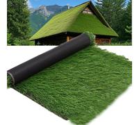 EYRMQWJPC Rotolo di Copertura Artificiale in Paglia Rotolo di Paglia di Palma Artificiale, Larghezza 0,5 m o 1 m (Lunghezza 1-20 m)(1 * 17m(3.2 * 55.7ft))