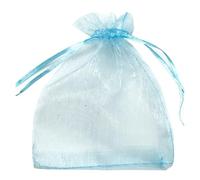 EYRMQWJPC Sacchetti per la Protezione della Frutta, Confezione da 10 Sacchetti in Rete Multicolore di Diverse Misure(Light Blue,16x22cm)