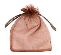 EYRMQWJPC Sacchetti per la Protezione della Frutta, Confezione da 10 Sacchetti in Rete Multicolore di Diverse Misure(Brown,10x15cm)